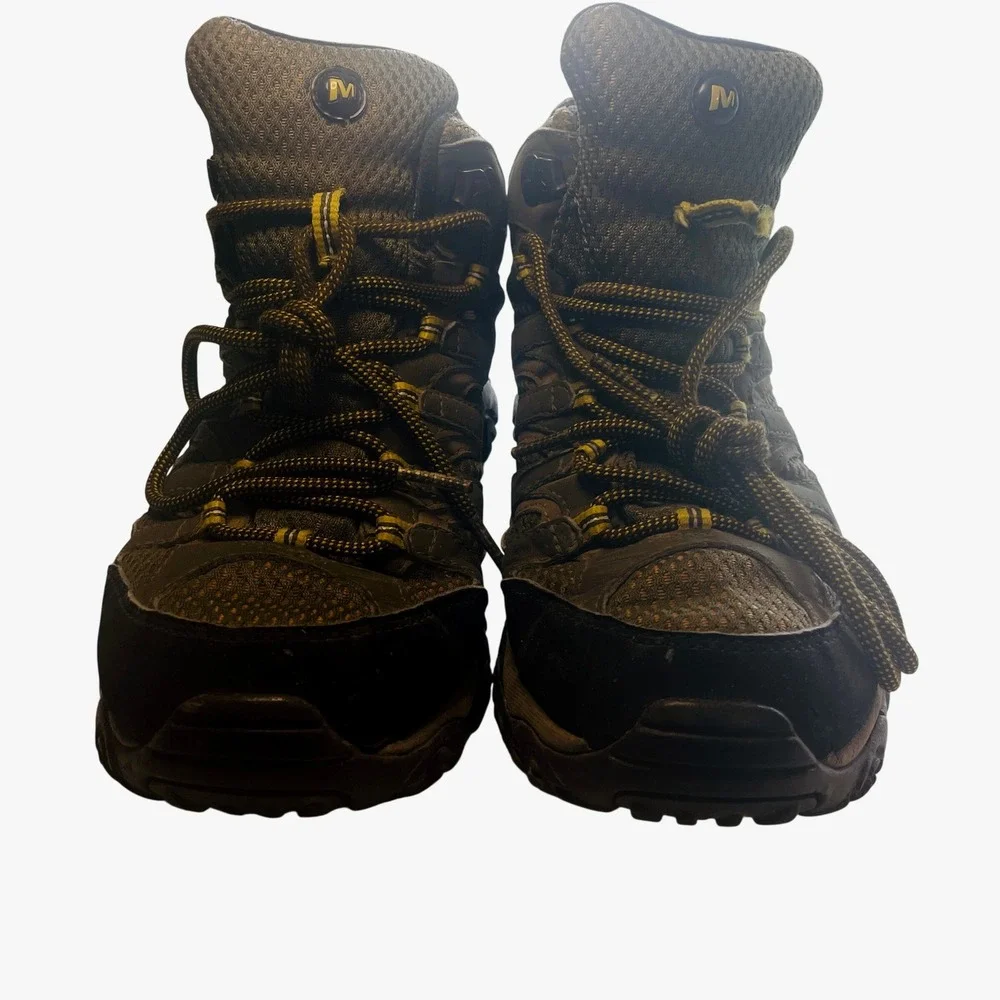 Merrell Mens Moab 2 Mid Waterproof Hiking Shoes Suede Mesh Trail Sneakers 7.5